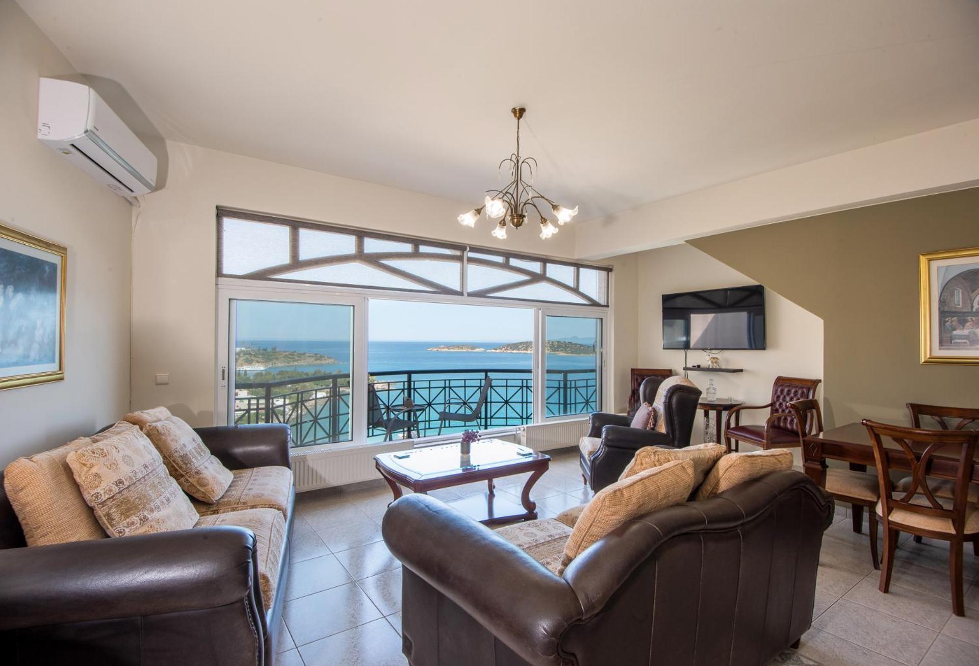 דירה Vasiliki Island View House Ágios Nikólaos